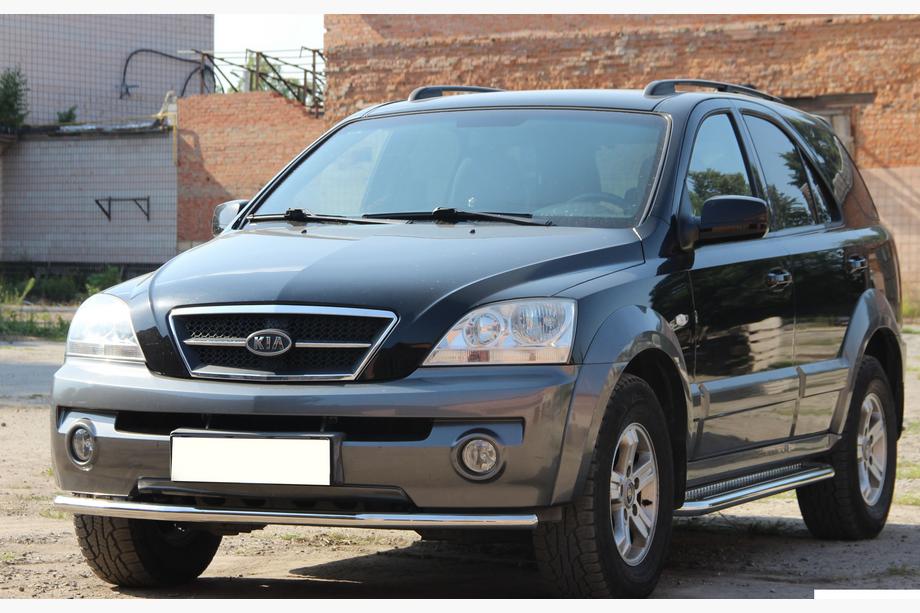 Kia Sorento I BL 2002-2009 Frontschutzbügel ST008 (Edelstahl) Foto 1