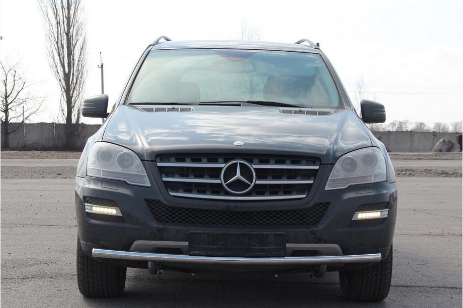 Mercedes ML W164 2005-2011 Frontschutzbügel ST008 (Edelstahl) Foto 1