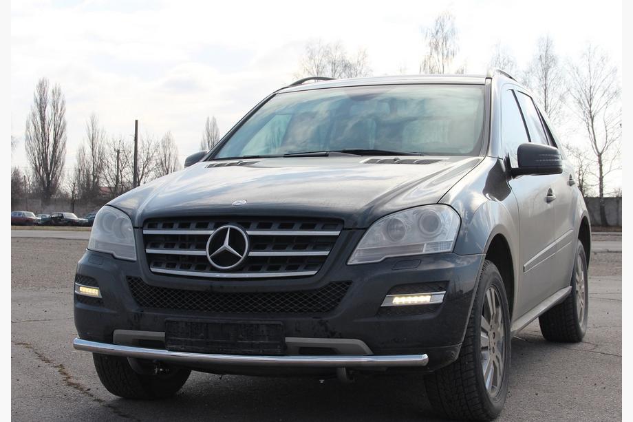Mercedes ML W164 2005-2011 Frontschutzbügel ST008 (Edelstahl) Foto 3