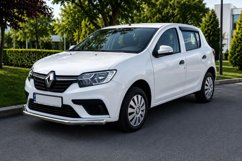 Renault Sandero 2013-2022 Frontschutzbügel ST008 (Edelstahl) Foto 1