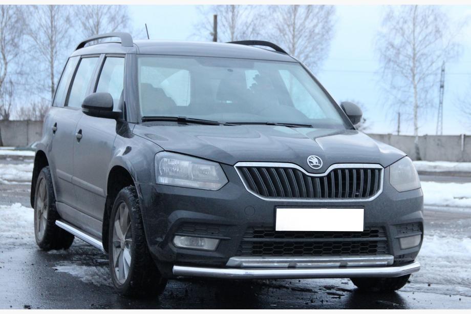 Skoda Yeti 2009-2017 Frontschutzbügel ST008 (Edelstahl) Foto 3