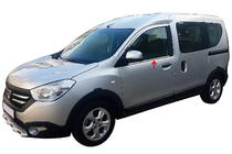 Dacia Dokker 2013-2022 Fensterzierleisten (2 Stk., Edelstahl) Foto 1