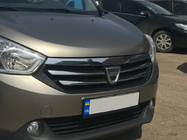 Dacia Lodgy 2012-2022 Chrom Kühlergrill Abdeckungen (4 Stk, Edelstahl) Foto 4