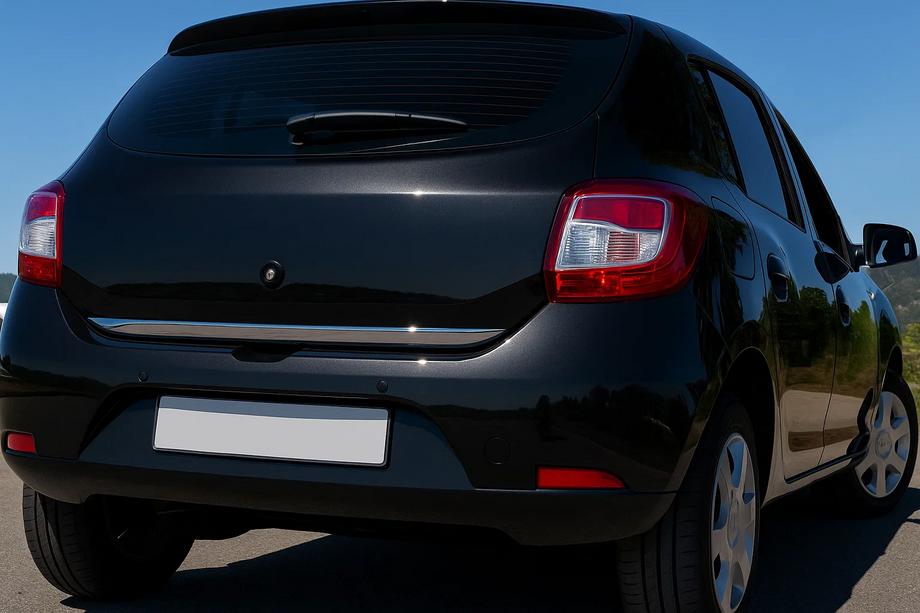 Dacia Sandero 2013-2020 Kofferraum Ladekantenschutz Edelstahl Image