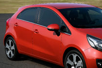 Kia Rio 2012-2017 Fensterzierleisten Edelstahl Foto 1