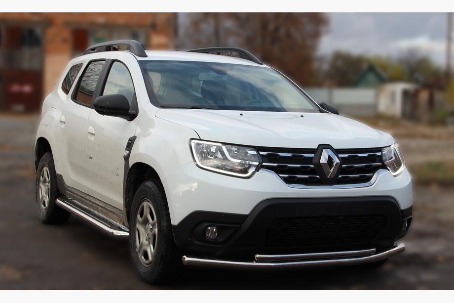 Dacia Duster 2008-2018 Frontschutzbügel ST014 (Edelstahl) Foto 3