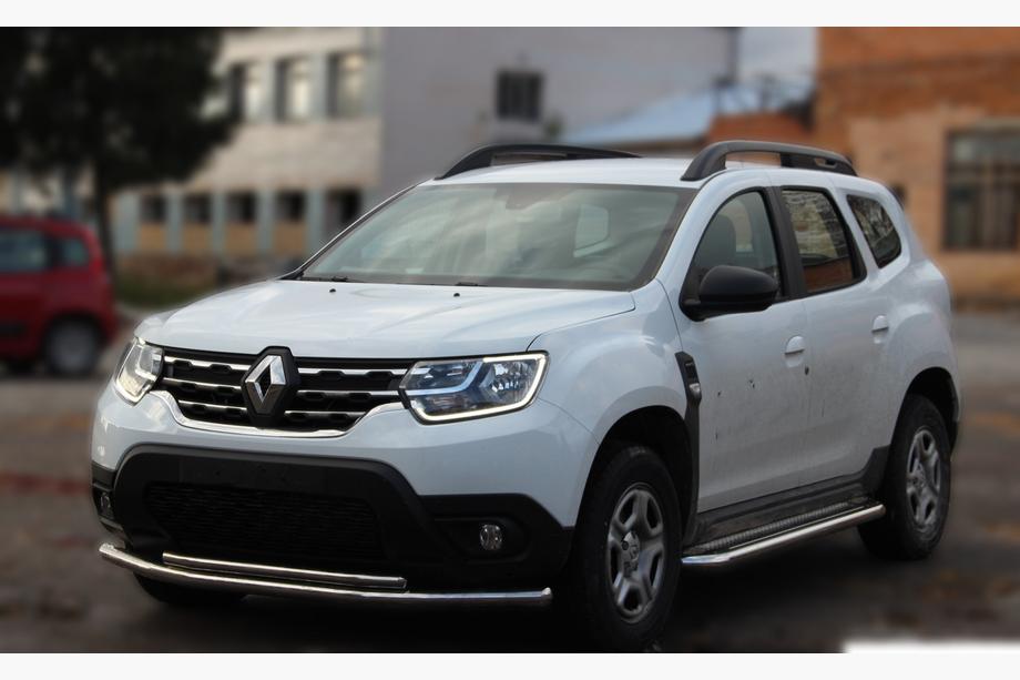 Dacia Duster 2008-2018 Frontschutzbügel ST014 (Edelstahl) Foto 2