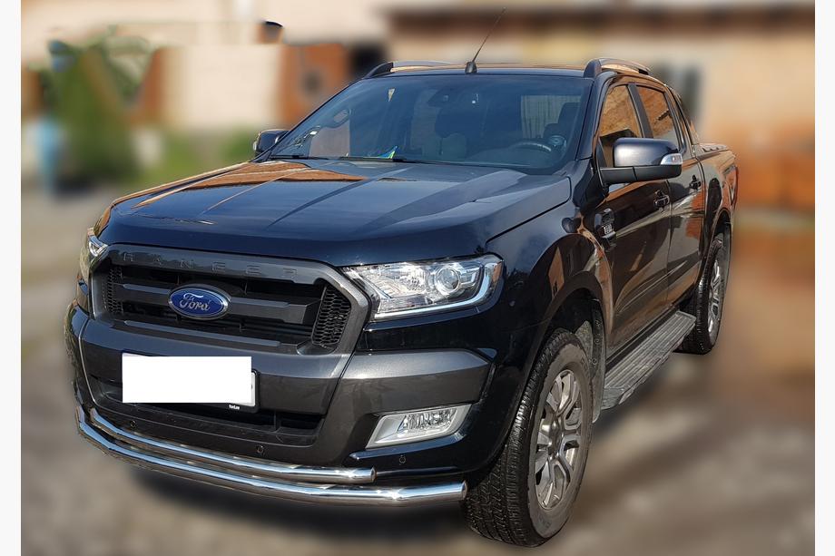 Ford Ranger 2011–2022 Frontschutzbügel ST014 (Edelstahl) Foto 1