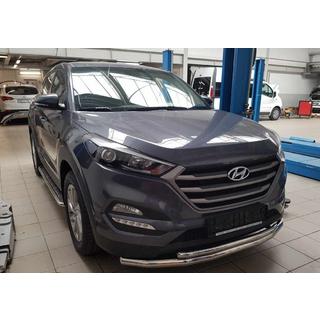 Frontschutzbügel ST014 (Edelstahl) Hyundai Tucson TL 2016-2021 Foto 2
