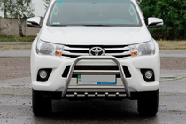 Toyota Hilux 2015- Frontbügel QT006 (Edelstahl) Foto 1