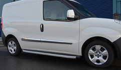 Opel Combo 2012-2018 Türleisten Edelstahl (4 Stk) OmsaLine - Italienischer Edelstahl Foto 5