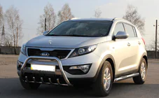 Kia Sportage 2010-2015 Frontbügel WT004 Edelstahl Foto 3
