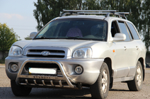 Hyundai Santa Fe 1 2000-2006 Frontbügel WT004 Edelstahl Foto 1