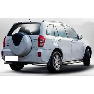 Hintere Eckschutzrohre AK003 (2 Stk., Edelstahl) Chery Tiggo 3 2005- Foto 1
