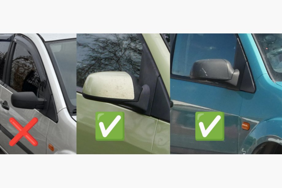 Ford Focus II 2005-2008 Spiegelabdeckungen Chrom (2 Stk) Polierter Edelstahl Foto 5