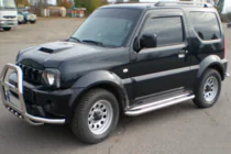 Suzuki Jimny 1998-2018 Frontschutzbügel QT007-Exclusive (mit Schriftzug, Edelstahl) Foto 6