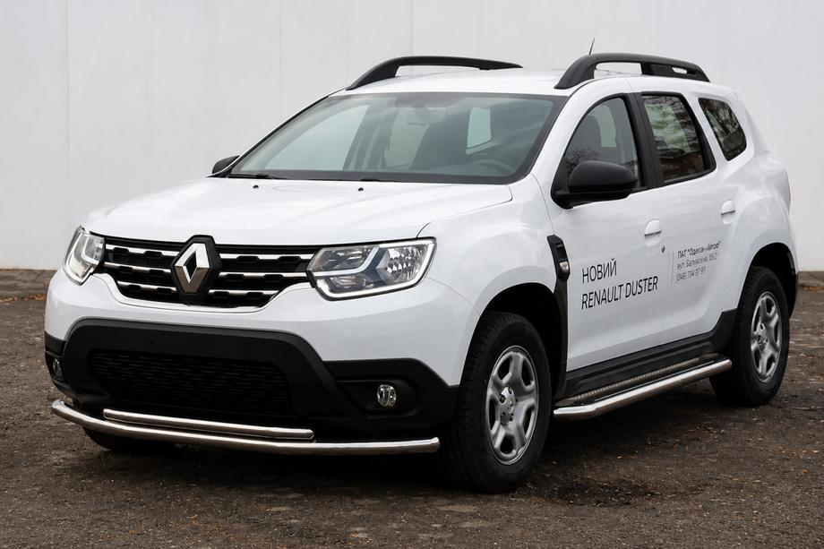 Renault Duster 2018-2024 Frontschutzbügel F3-10 (Edelstahl) Foto 1