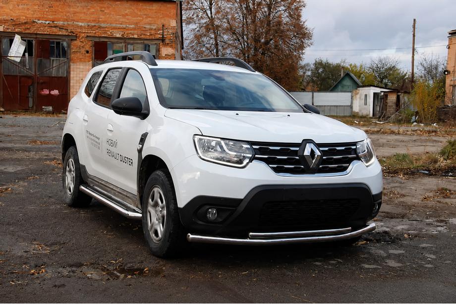Renault Duster 2018-2024 Frontschutzbügel F3-10 (Edelstahl) Foto 3