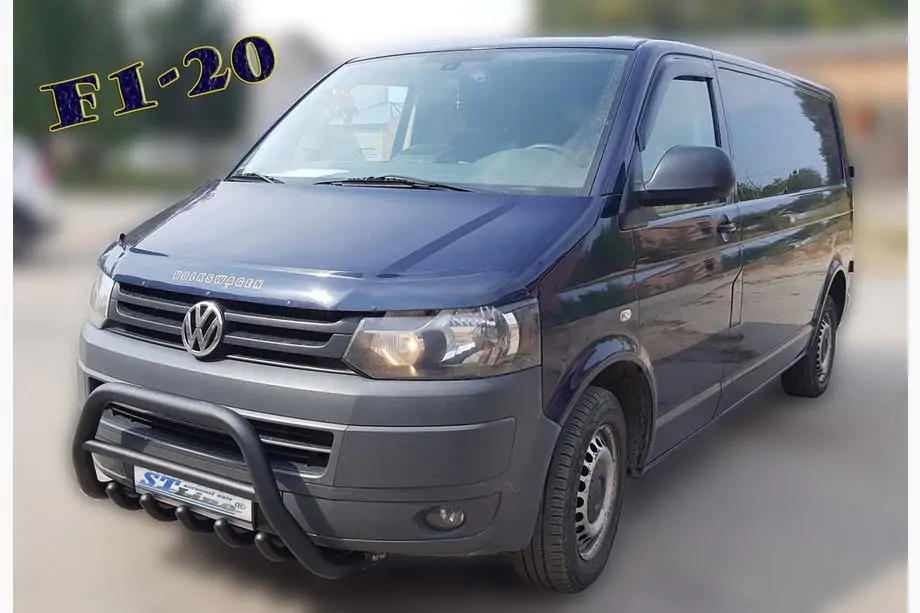 Volkswagen T5 2010-2015 Frontbügel WT003 Schwarz Edelstahl Foto 2