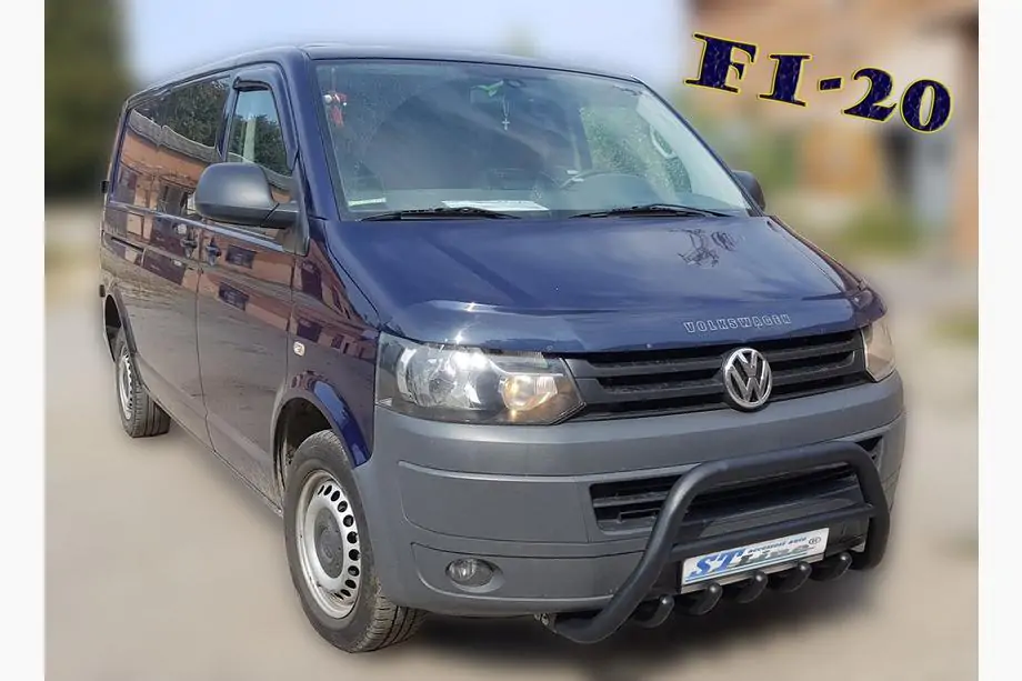 Volkswagen T5 2010-2015 Frontbügel WT003 Schwarz Edelstahl Foto 3