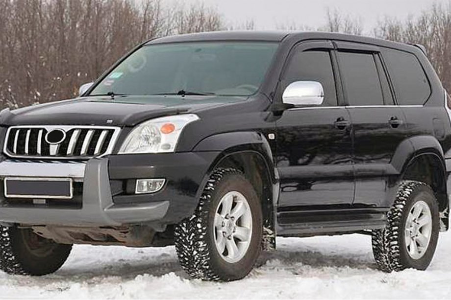 Toyota Land Cruiser Prado 120 2002-2009 Windabweiser (4 Stk, HIC) Foto 5