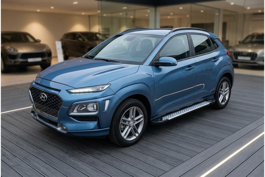 Hyundai Kona 2017-2023 Trittbretter Allmond Grey (2 Stk., Aluminium) Foto 1
