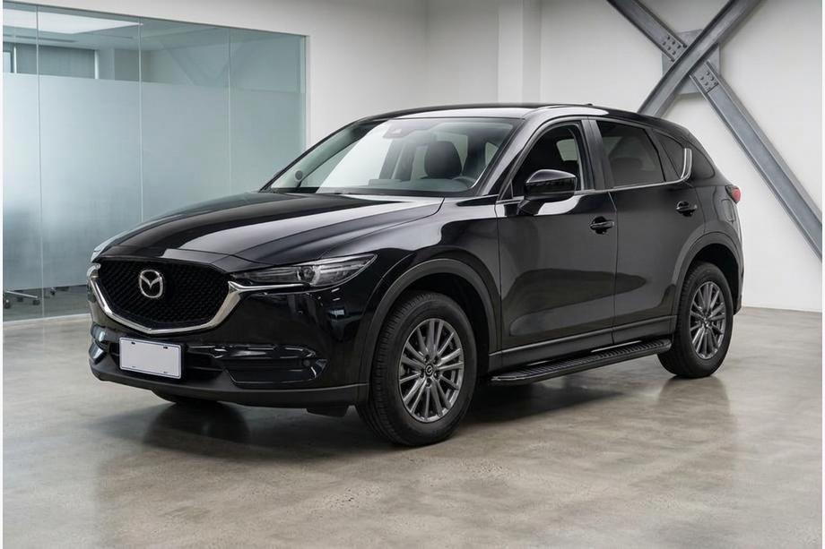 Mazda CX-5 2017–2025 Seitenschweller Tayga Black (2 Stk., Aluminium) Foto 1