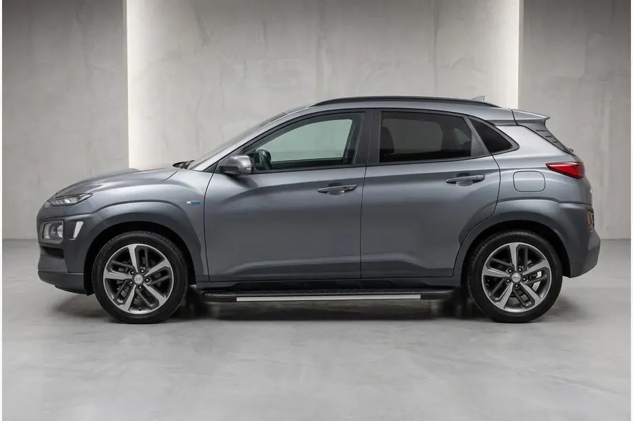 Hyundai Kona 2017-2023 Seitenschweller Bosphore Grey (2 Stk., Aluminium) Image