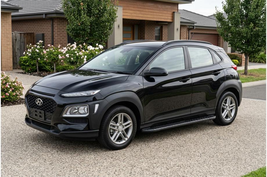 Hyundai Kona 2017-2023 Seitenschweller Bosphore Black (2 Stk., Aluminium) Image