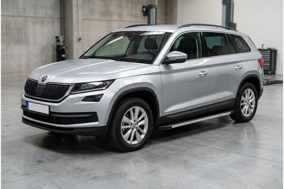 Skoda Kodiaq 2016-2023 Seitenschweller Maya V1 (2 Stk., Aluminium) Image