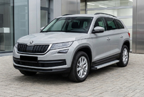 Skoda Kodiaq 2016-2023 Seitenschweller Maya V2 (2 Stk., Aluminium) Foto 1