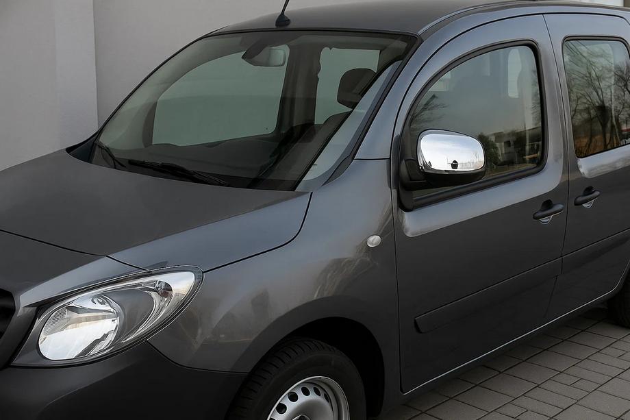 Mercedes Citan 2013-2021 Spiegelabdeckungen (2 Stk, Edelstahl) OmsaLine - Italienischer Edelstahl Image