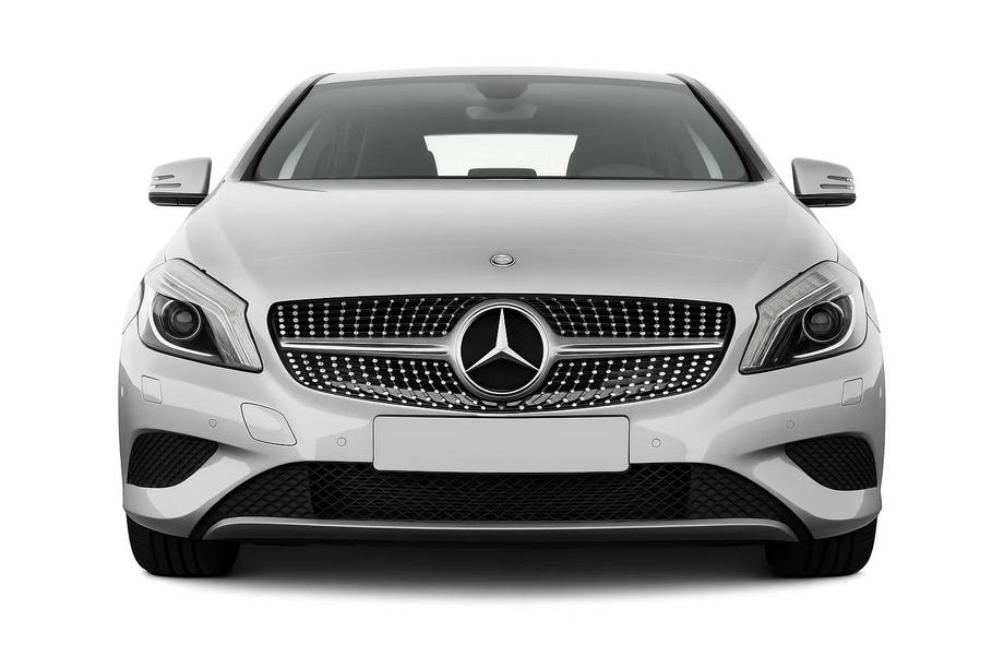 Mercedes A-class W176 2012-2018 Frontgrill Diamond Silber (2012-2015) Image