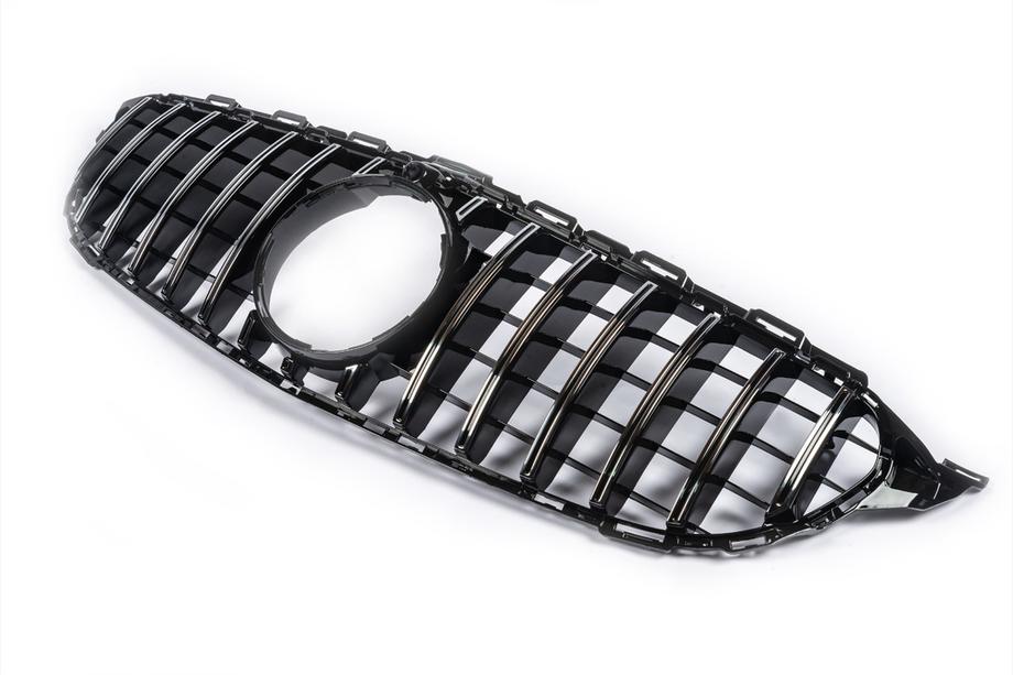 Mercedes C-class W205 2014-2021 Frontgrill Panamericana GT (für Avantgarde/AMG-Line/C43 AMG) 2014-2018, ohne Kamera Foto 10