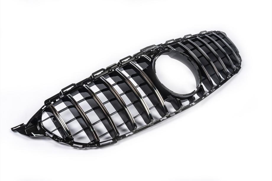 Mercedes C-class W205 2014-2021 Frontgrill Panamericana GT (für Avantgarde/AMG-Line/C43 AMG) 2014-2018, ohne Kamera Foto 11