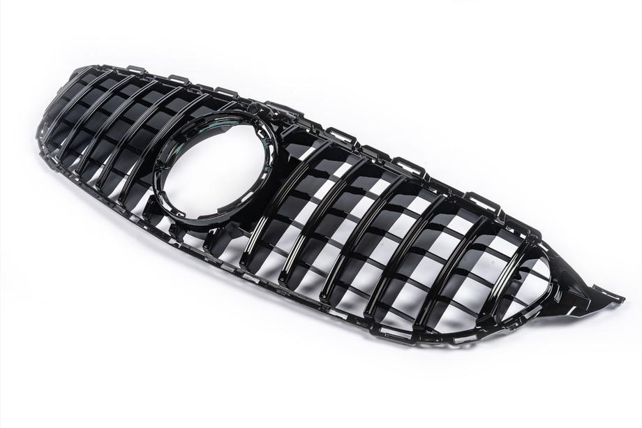 Mercedes C-class W205 2014-2021 Frontgrill Panamericana GT (für Avantgarde/AMG-Line/C43 AMG) 2014-2018, ohne Kamera Foto 12