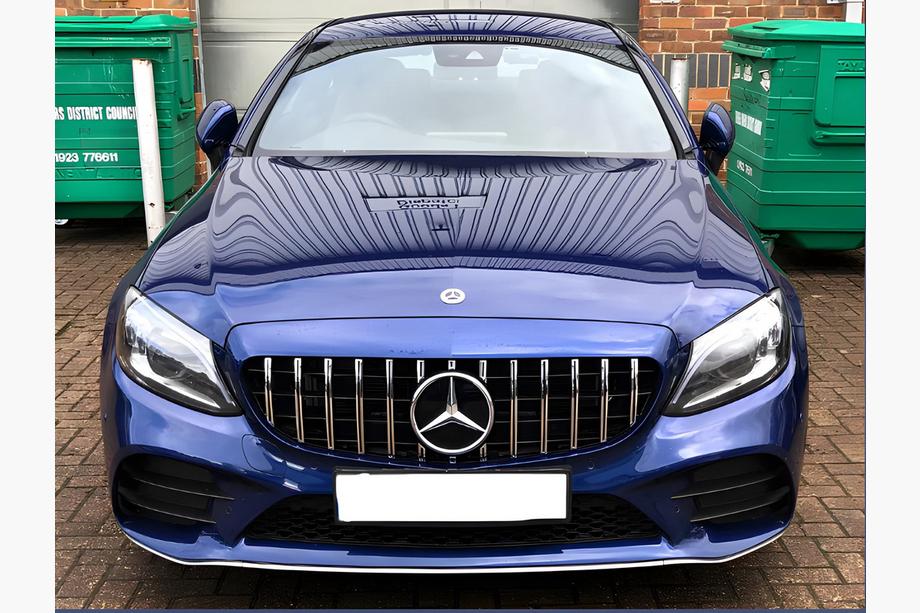 Mercedes C-class W205 2014-2021 Frontgrill Panamericana GT (für Avantgarde/AMG-Line/C43 AMG) 2014-2018, ohne Kamera Foto 2