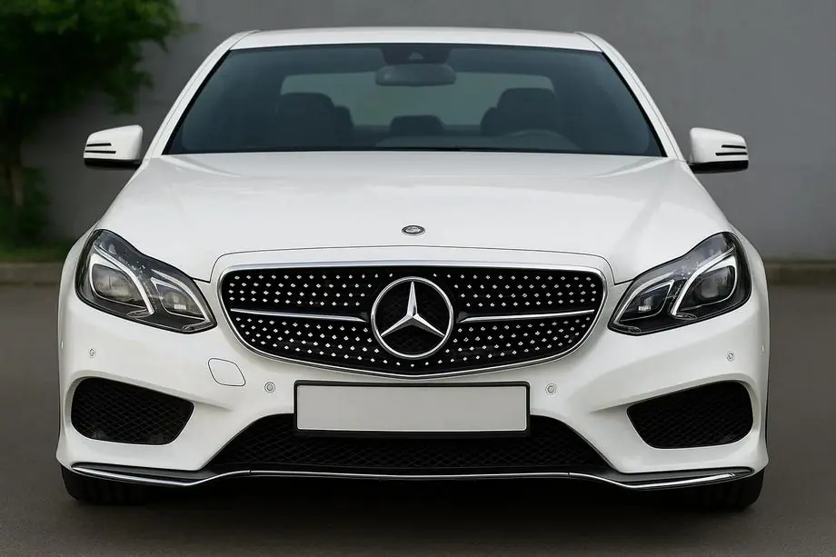 Mercedes E-class W212 2009-2016 Frontgrill Diamond Black (für Avantgarde und AMG-Line, 2013-2016) Image