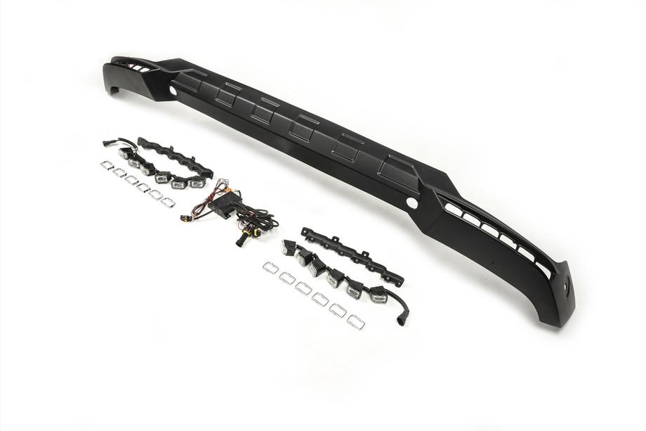 Mercedes G class W463 1990-2018 BRBS Frontstoßstangen-Lippe mit LED Foto 6