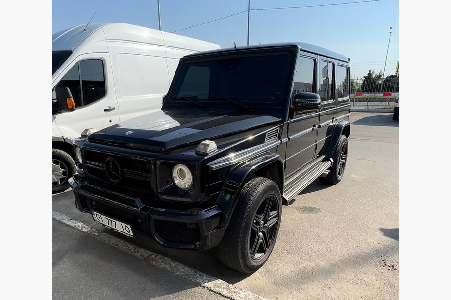 Mercedes G class W463 1990-2018 Frontstoßstangenaufsatz (schwarz matt, G65) Foto 3