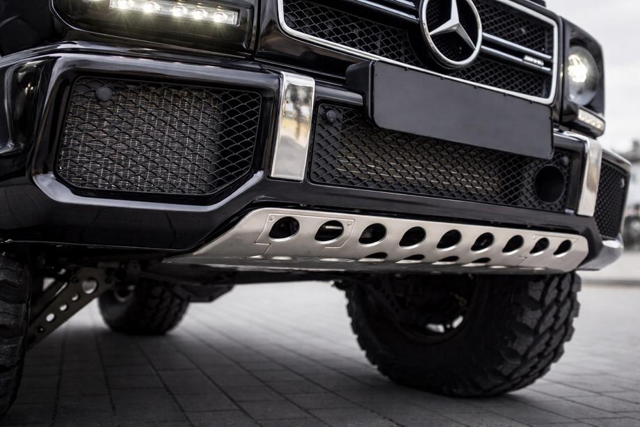Mercedes G class W463 1990-2018 Frontschutzbügel Edelstahl Foto 2