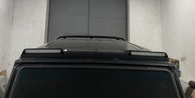 Mercedes G сlass W463 1990-2018 Sonnenblende BRB V1 Design 2015 (ABS) Foto 6