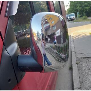 Spiegelabdeckungen (2 Stk, Edelstahl) Ford Transit 1991-2000 Foto 2