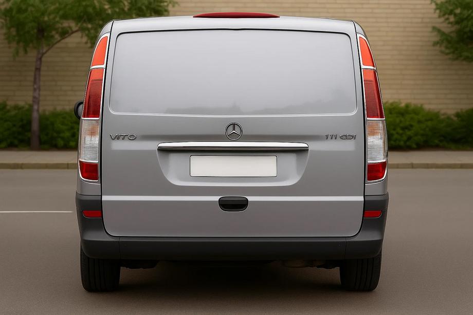 Mercedes Vito W639 2004-2014 Chrom Blenden für Rückleuchten (2 Stk, Edelstahl) Foto 1