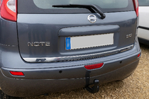 Nissan Note 2004-2012 Kofferraumleiste Edelstahl Foto 1