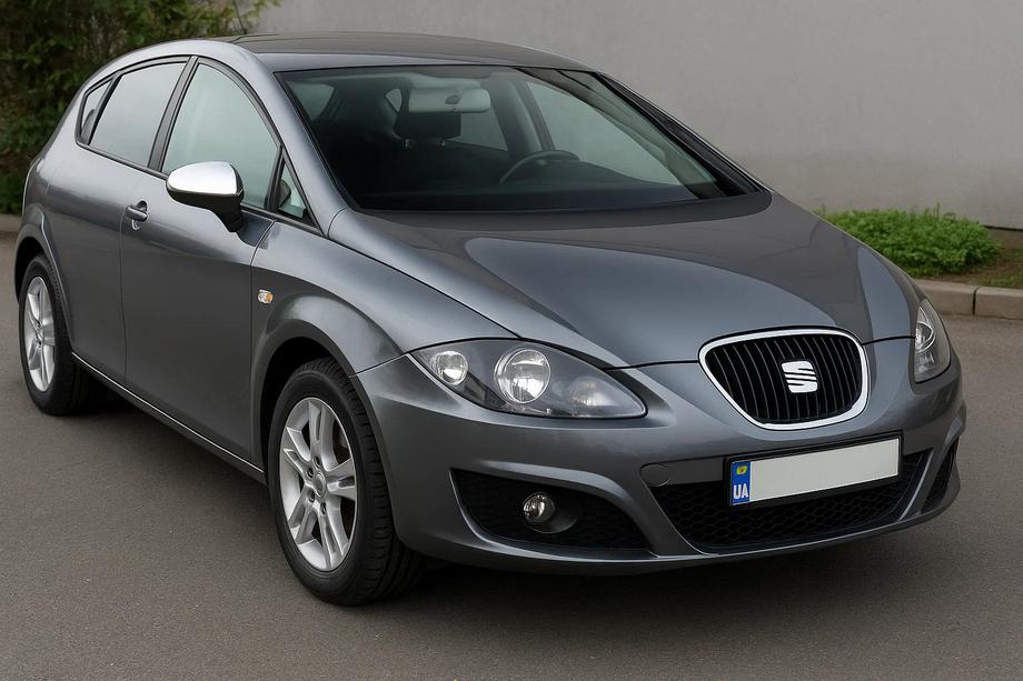 Seat Leon 2005-2012 Chrom Spiegelkappen (2005-2010, 2 Stk., Edelstahl) Image