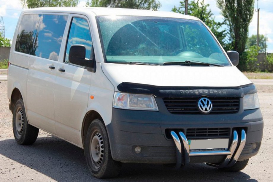 Volkswagen T5 Transporter 2003-2010 Frontbügel ST006-03 mit Nieren (Edelstahl) Foto 9