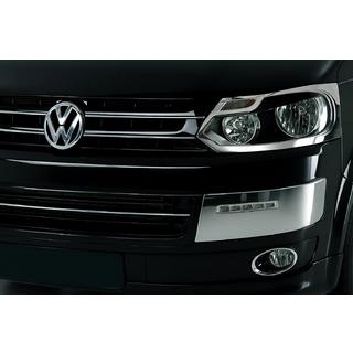 Scheinwerfer Abdeckungen Chrom (2 Stk, Edelstahl) Volkswagen T5 2010-2015 Foto 1
