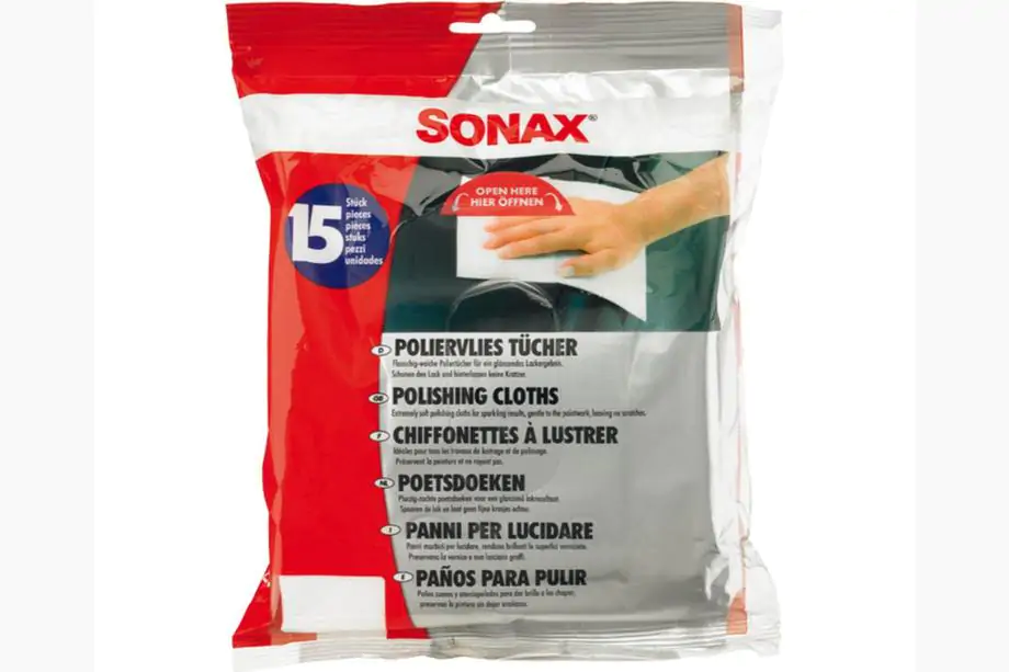 Sonax extraweiche Tücher zum Finish-Polieren der Karosserie (15 Stk.) Foto 1