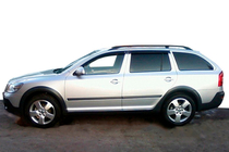 Skoda Octavia II A5 2010-2013 Windabweiser SW (4 Stk, HIC) Foto 9